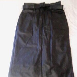 New York and Company Eva Mendes Leather Skirt